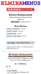 Mobile Screenshot of elmiramenus.com